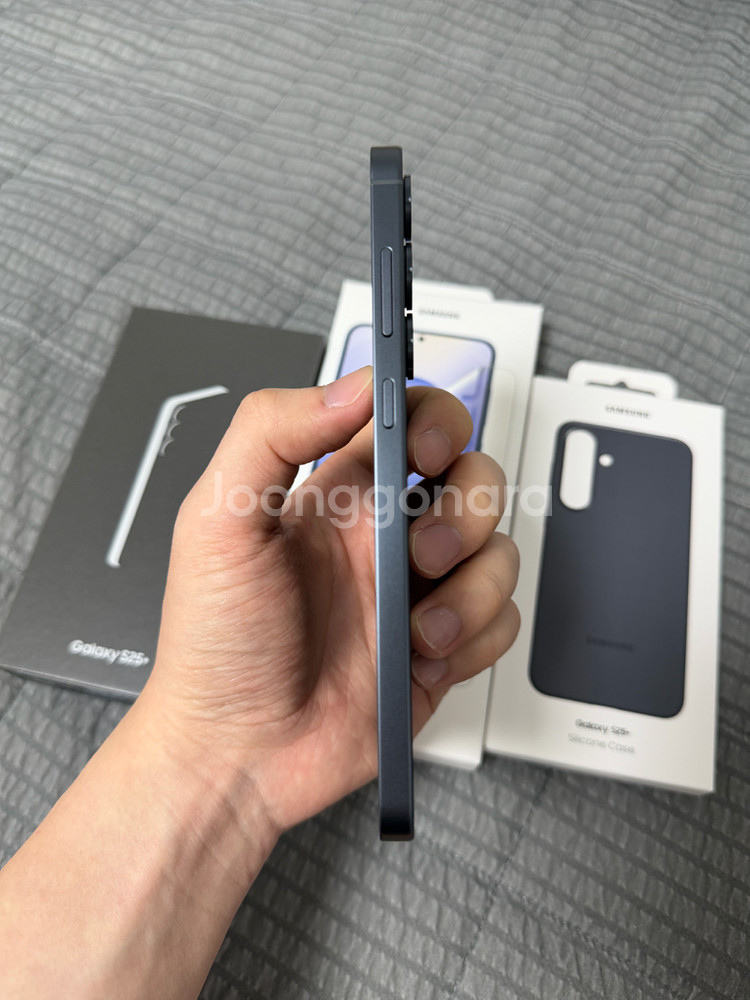 갤럭시 S25 플러스 블루블랙 256GB 자급제--4