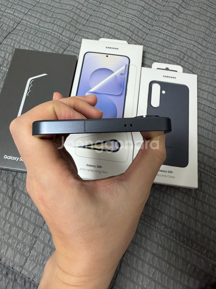 갤럭시 S25 플러스 블루블랙 256GB 자급제--5