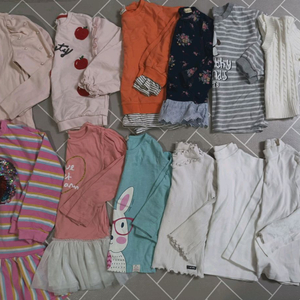 120여아 여름가을겨울옷 32벌 일괄