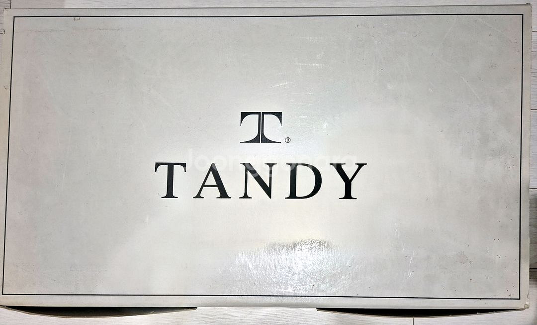 탠디 브라운 가죽 롱부츠--4