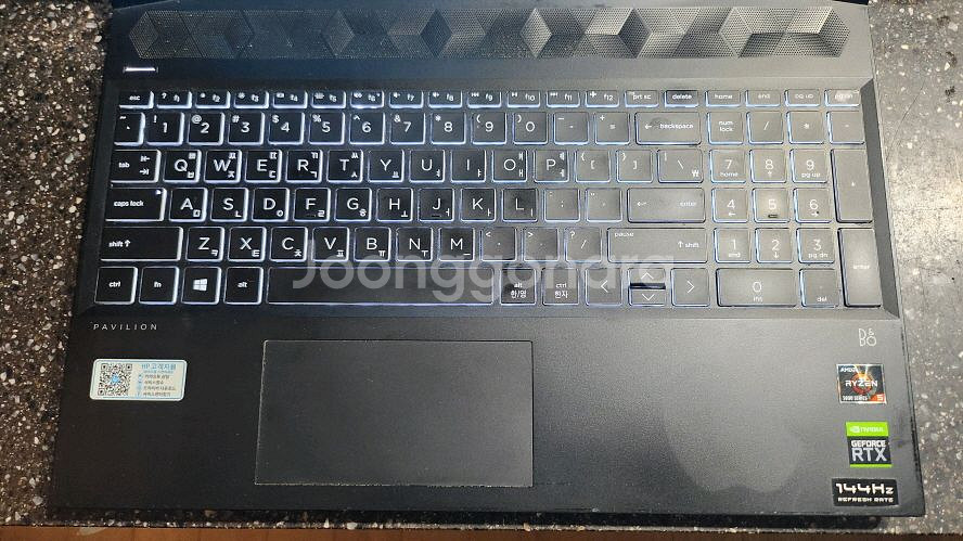 HP 신형 파빌리온 게이밍 노트북/램32G,3050Ti--4