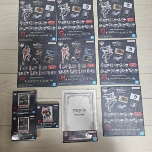 진격의거인 쿠지 제일복권 굿즈 (스티커, 아크릴 스탠드