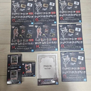 진격의거인 쿠지 제일복권 굿즈 (스티커, 아크릴 스탠드