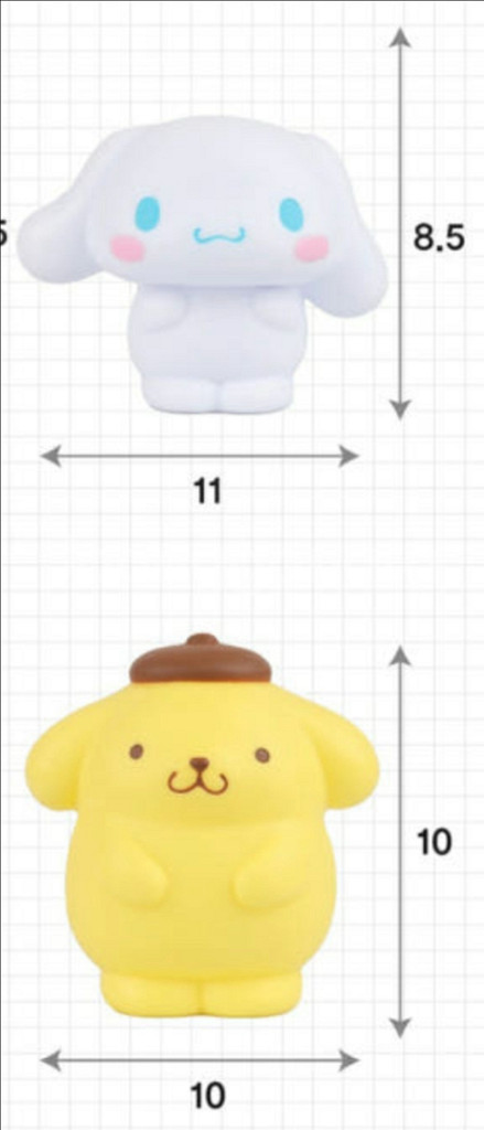 산리오캐릭터즈 소프트 피규어 폼폼푸린 시나모롤--2