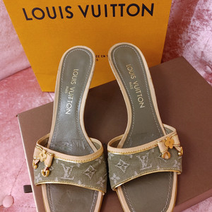 정품- 루이비통 슬리퍼힐