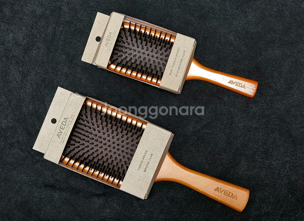 아베다 패들 브러쉬 빗--0