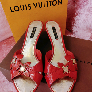 정품- 루이비통 슬리퍼힐