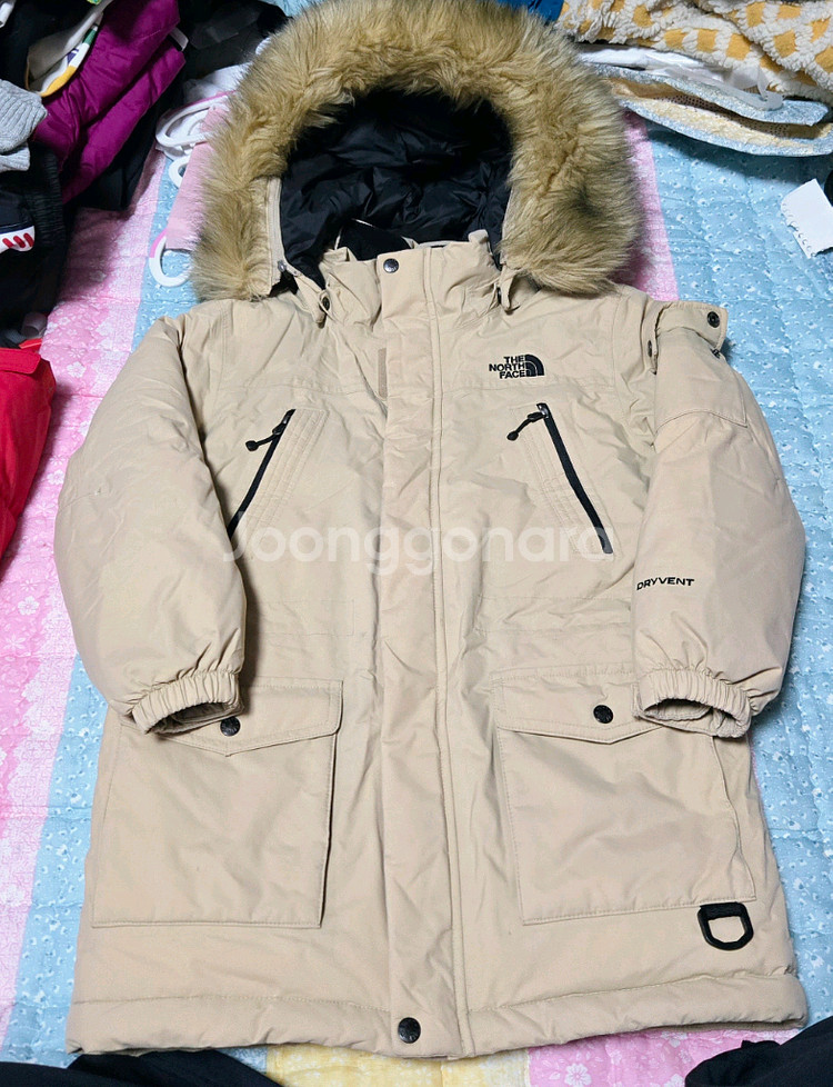 아동 120호 노스페이스 키즈 다운 롱패딩 점퍼--0