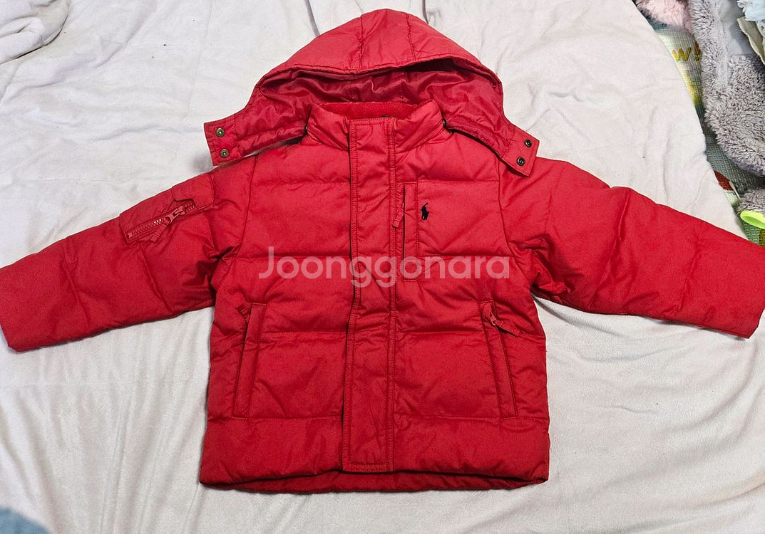 아동 90~100호 폴로 키즈 덕다운 패딩 점퍼--0