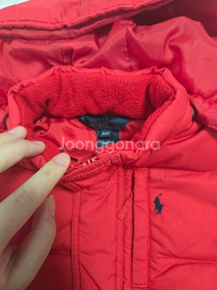 아동 90~100호 폴로 키즈 덕다운 패딩 점퍼--2