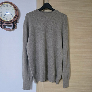 에잇세컨즈 캐시미어 루즈핏 라운드넥 풀오버 니트 L