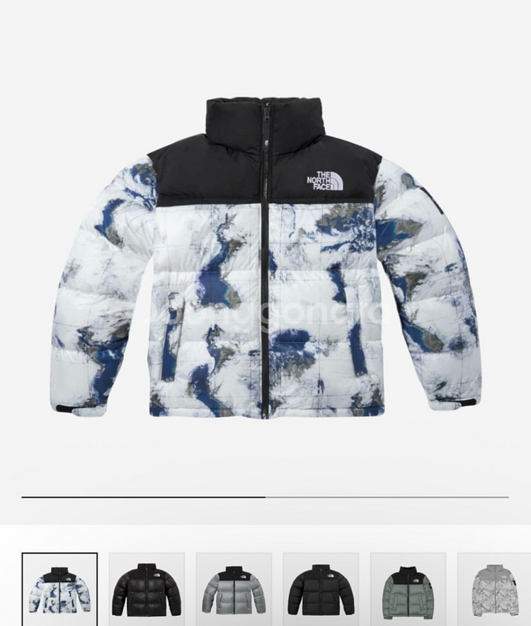 노스페이스 한정판 화이트라벨 지구 눕시 S--0