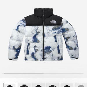 노스페이스 한정판 화이트라벨 지구 눕시 S