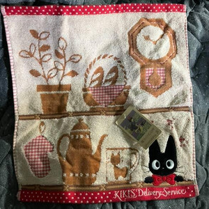 지브리 마녀배달부키키 지지 손수건