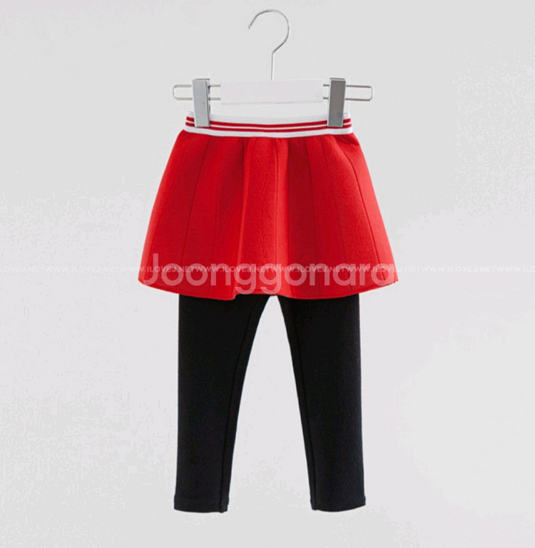 거의새상품)여아 겨울용 아이러브제이 화이팅 치마레깅스--0