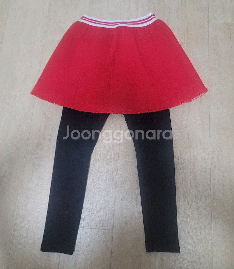 거의새상품)여아 겨울용 아이러브제이 화이팅 치마레깅스--4