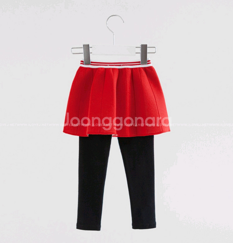 거의새상품)여아 겨울용 아이러브제이 화이팅 치마레깅스--1