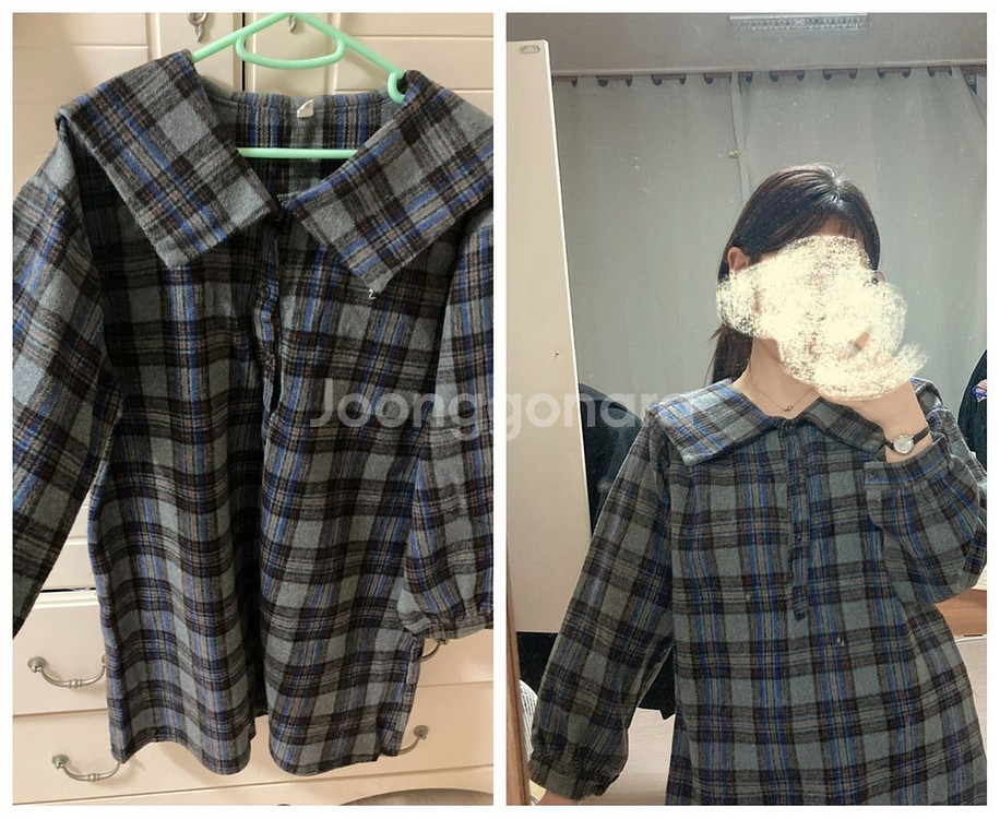 기모 모직 겨울 원피스 (~66반)--0