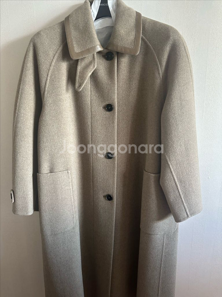 한섬 the CASHMERE 캐시미어 발마칸 코트--1