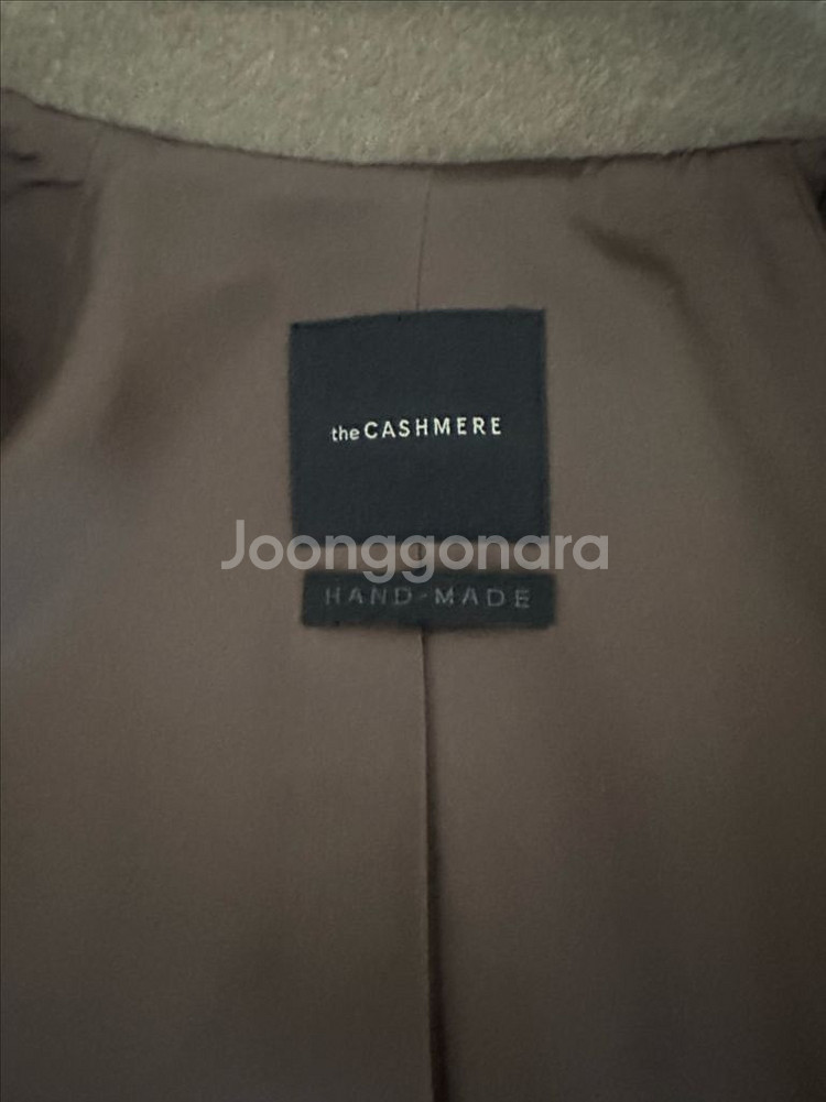한섬 the CASHMERE 캐시미어 발마칸 코트--4