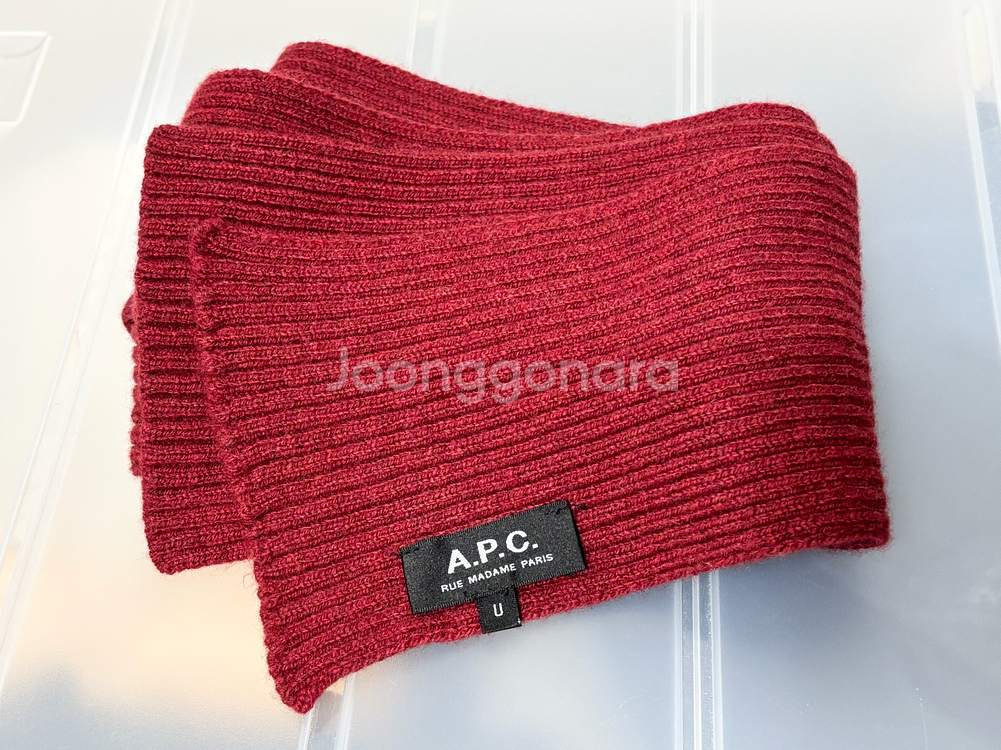 A.p.c 아페쎄 머플러 목도리 울 캐시미어--0