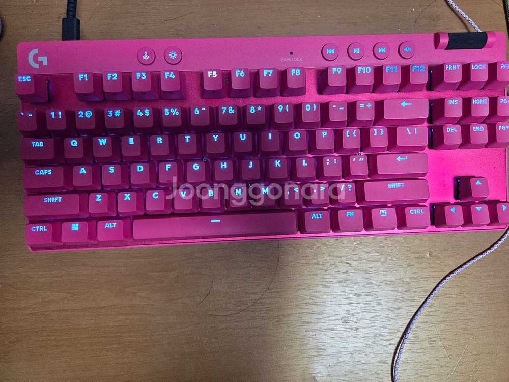 로지텍 래피드트리거 마젠타 us버전--1