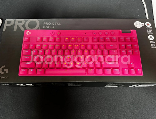 로지텍 래피드트리거 마젠타 us버전--0