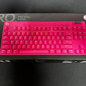 로지텍 래피드트리거 마젠타 us버전