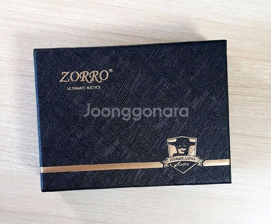 ZORRO 지포형 라이터 금색 유광 - G025--3