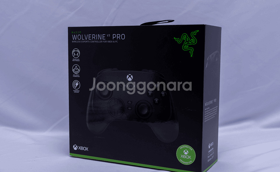 레이저 울버린 V3 프로 게임패드 미개봉--0