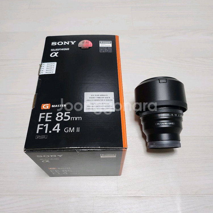 소니 정품 FE 85mm F1.4 GM2--0