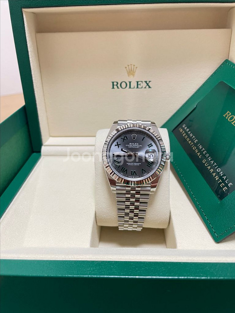 롤렉스 126334 데이저스트 41 윔블던 스틸 판매합--0