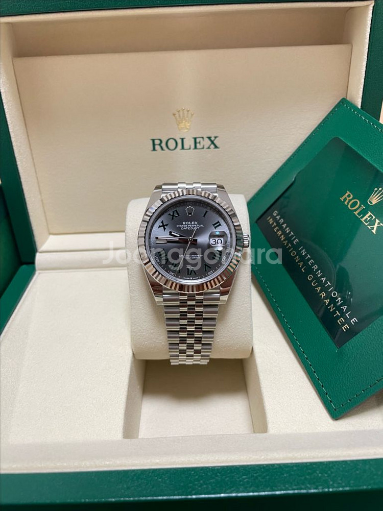 롤렉스 126334 데이저스트 41 윔블던 스틸 판매합--6