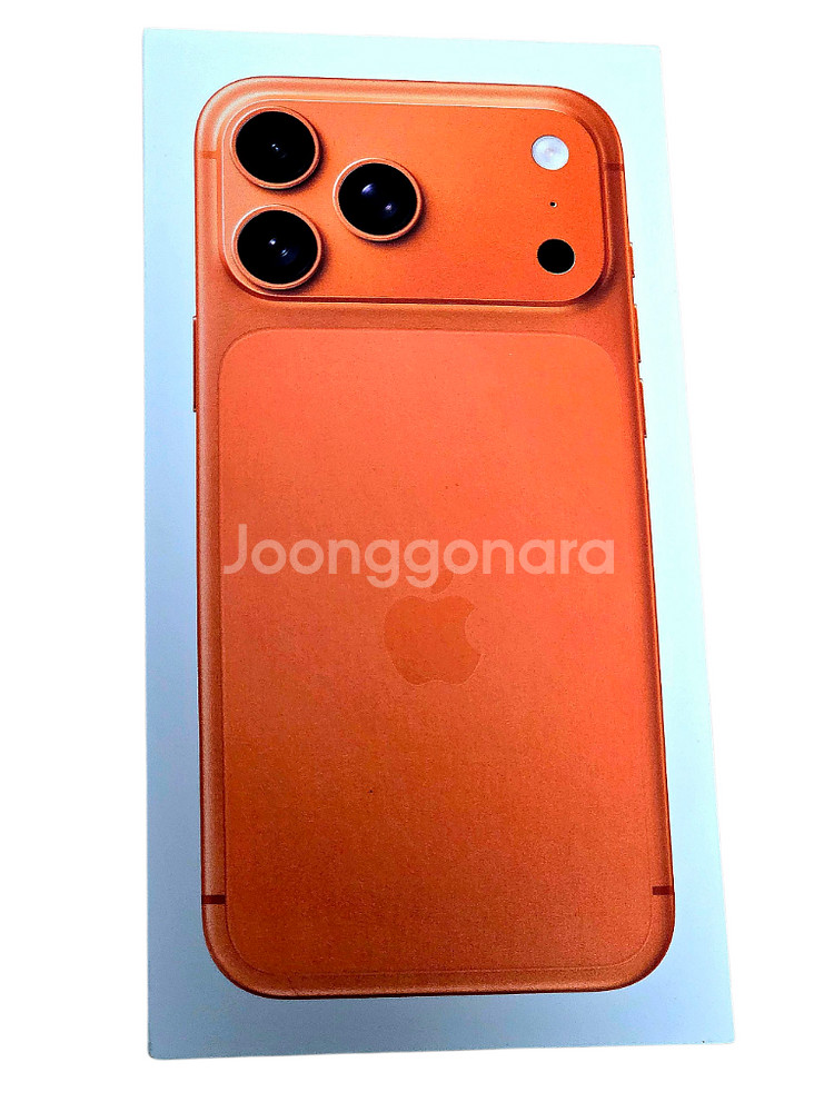 아이폰 17프로 맥스 오렌지 256gb 자급제 미개봉--0