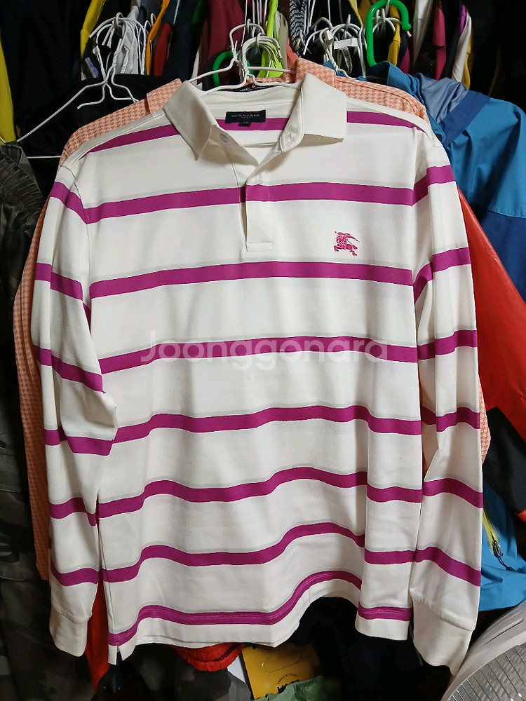 버버리 골프 가을 남성 폴로셔츠 95--0