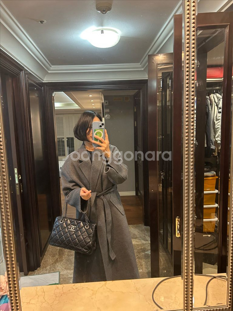 샤넬 빈티지 카프스킨 숄더백--8