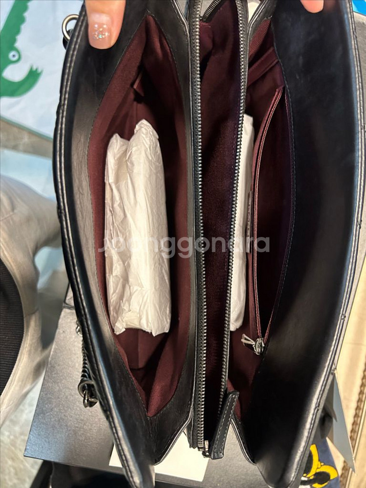 샤넬 빈티지 카프스킨 숄더백--6