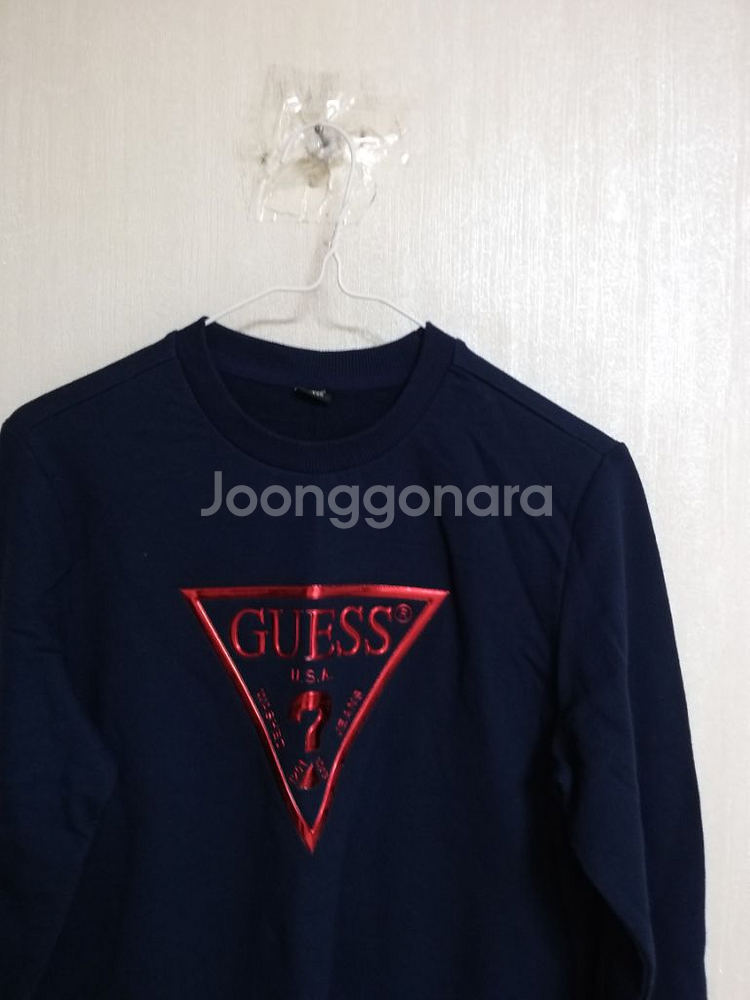 여성 게스 맨투맨 (네이비.박시90-95)--1