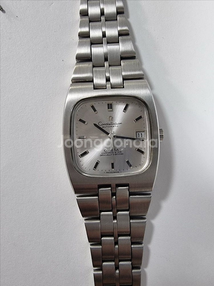 정품 오메가 시계 OMEGA 컨스틸레이션 35미리 실버--0