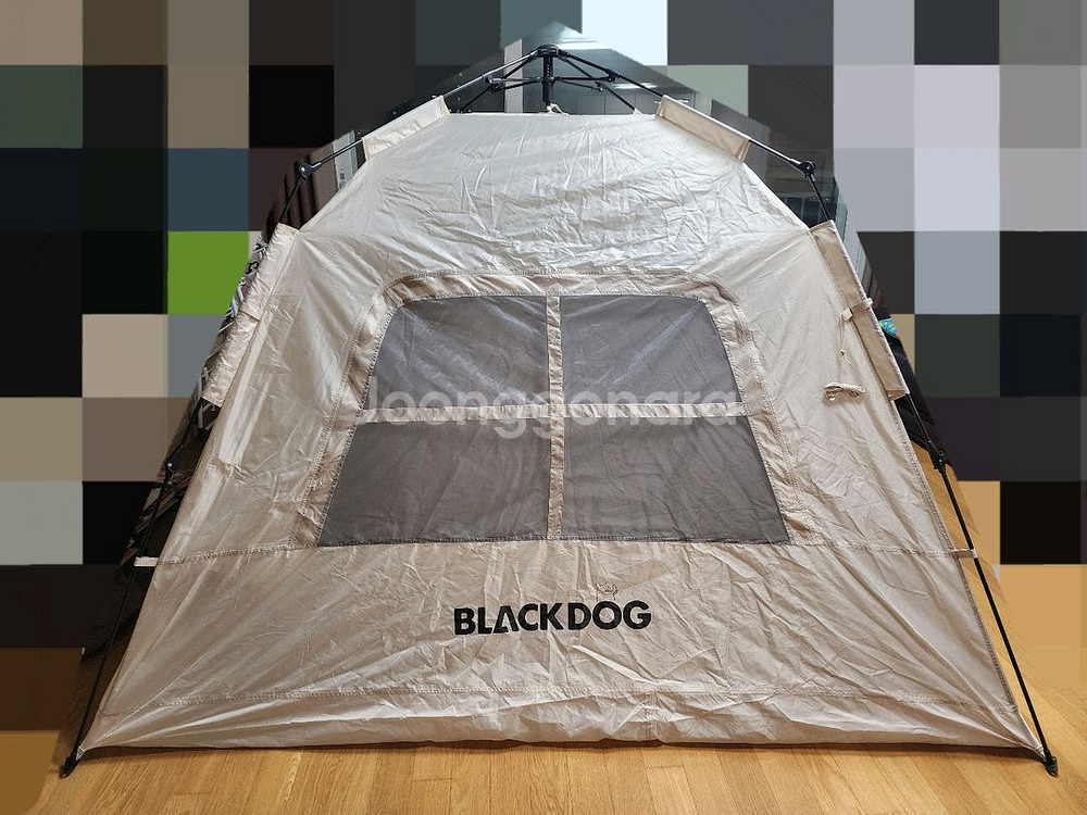 블루독 원터치 텐트(아이보리)--0