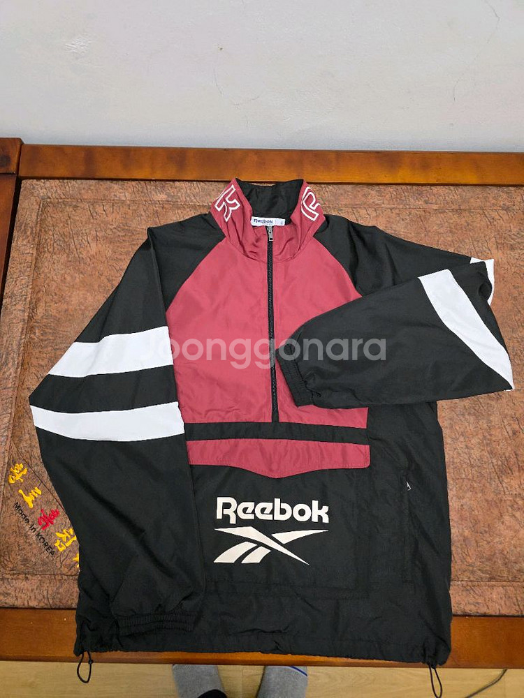 리복 클래식 반집업 바람막이 아노락 자켓 2XL--0