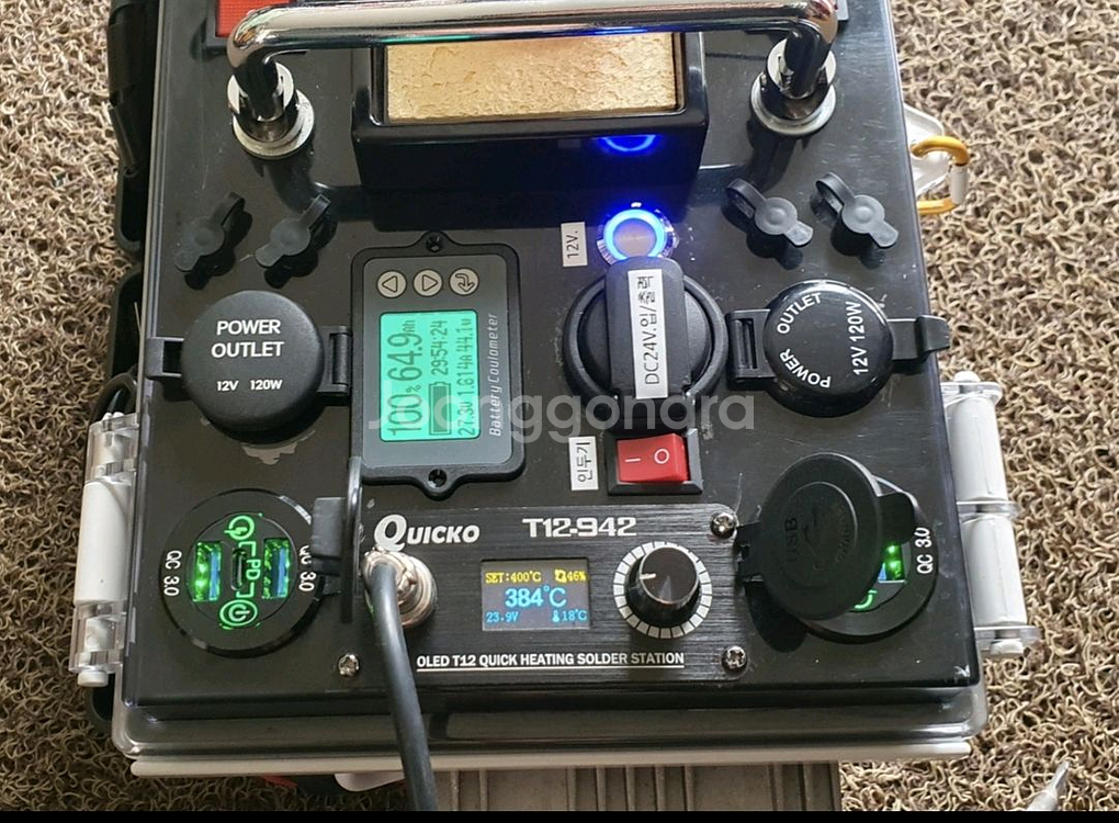 다기능 파워뱅크(24V65Ah.)-12/24V.사용가능--0