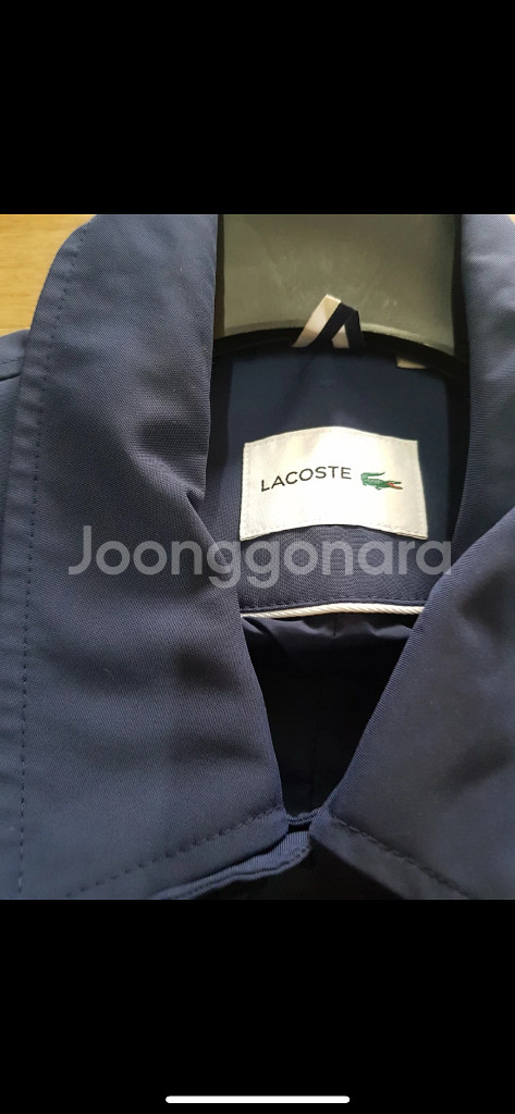 라코스테 남성 코트 네이비105--1