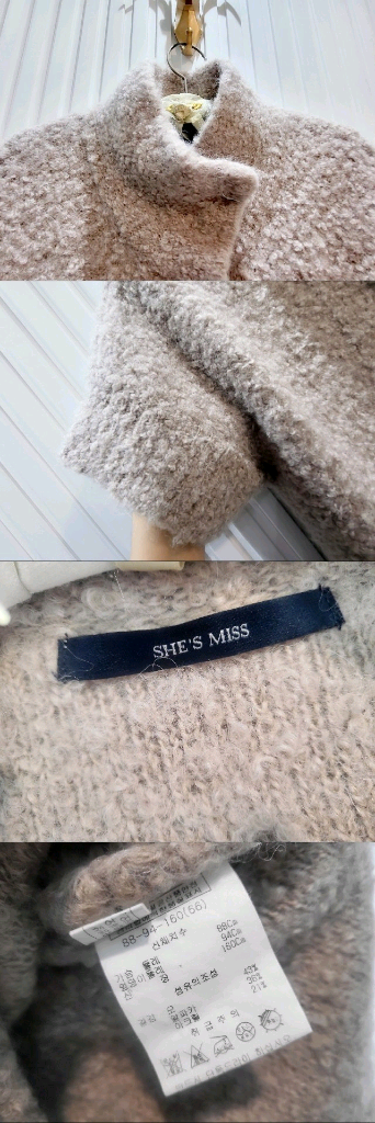 SHESMISS 알파카&울혼방 가디건 (66)--3