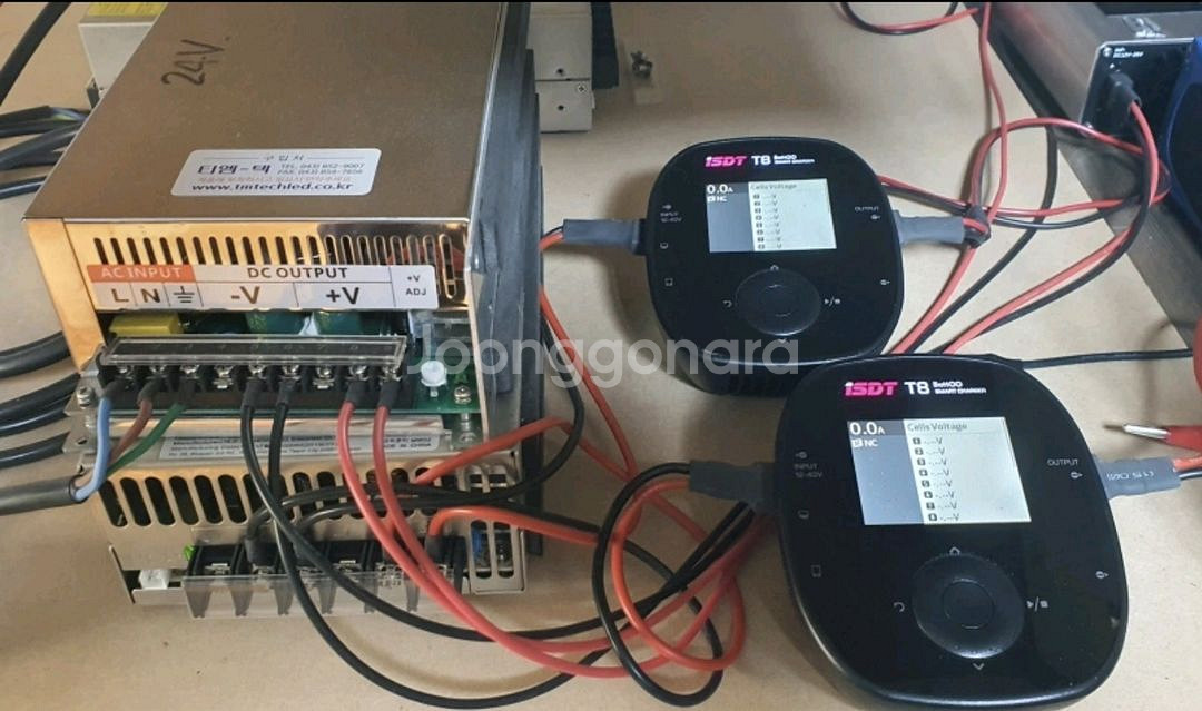 ISDT T8-2대와 파워서플라이(12V50A.)-1대--0