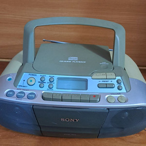 소니 CD 카세트 데크 오디오 플레이어