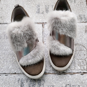 Beccaccino 퍼배색 스니커즈 (240)