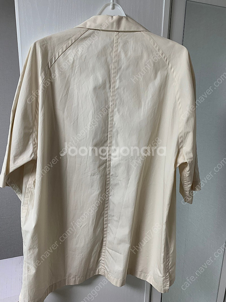 유니클로x질샌더 수피마 오픈카라셔츠내추럴m판매--4