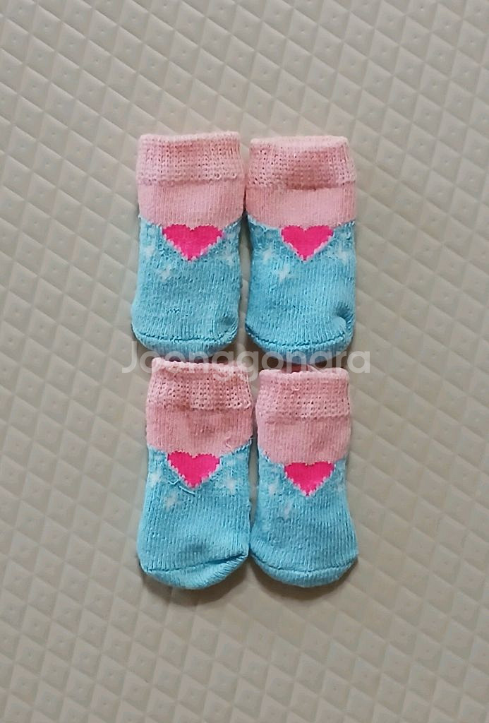 **강아지 양말 증정**강아지 스쿨룩 꽈배기 니트(아이보리&그레이/L)--1