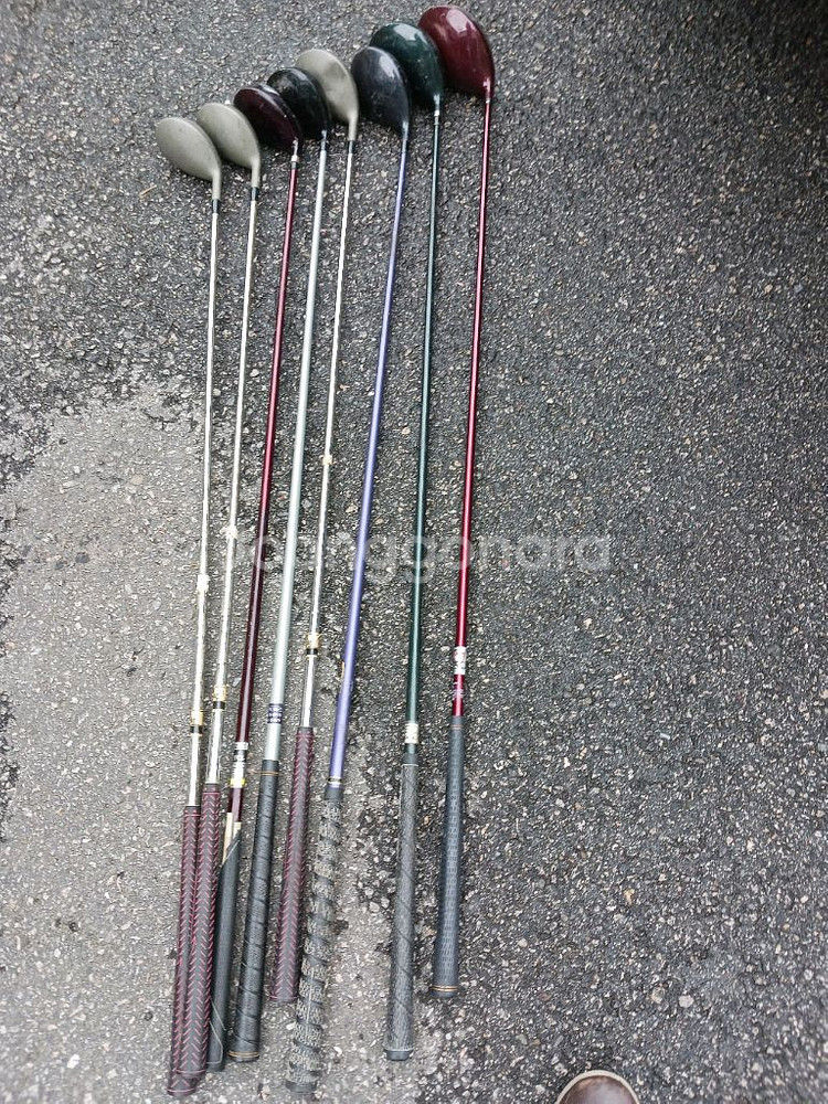 퍼터및 드라이버,우드 연습용 처분--0